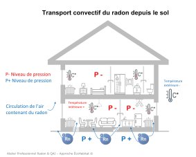 Transport convectif du radon