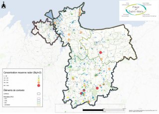 Résultat campagne de mesure de radon Pays de Saint Malo