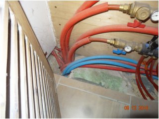 Passage réseaux non étanché